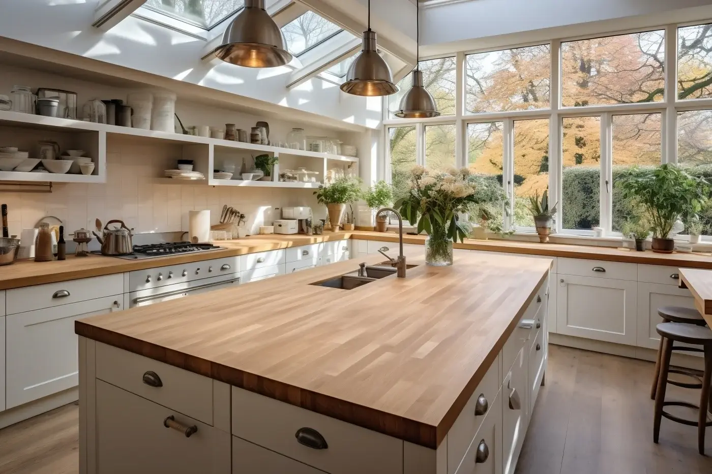 Chef-style kitchen remodel in a Minneapolis home with pro-grade appliances