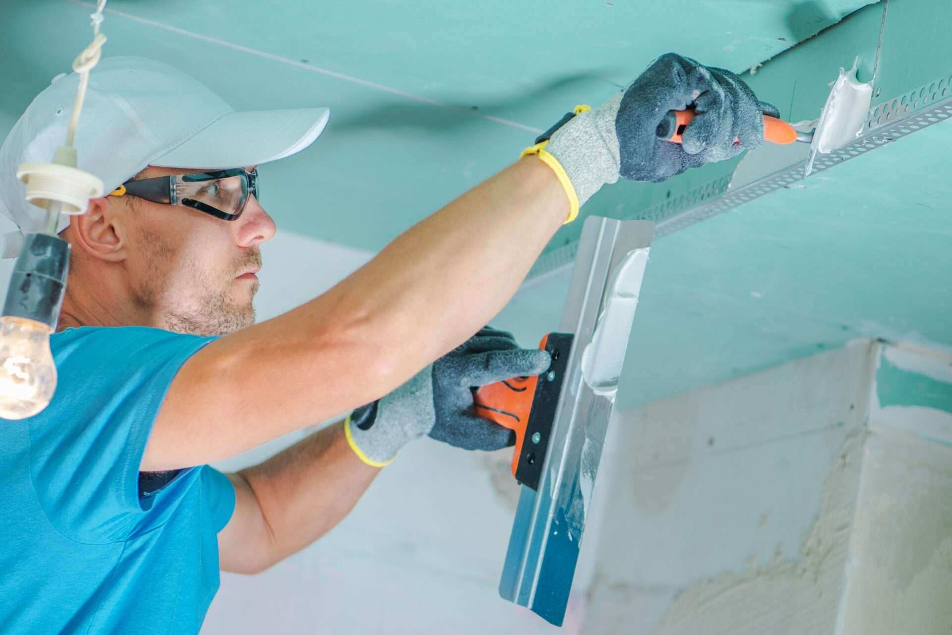 Basement remodel in progress in a St. Louis Park home