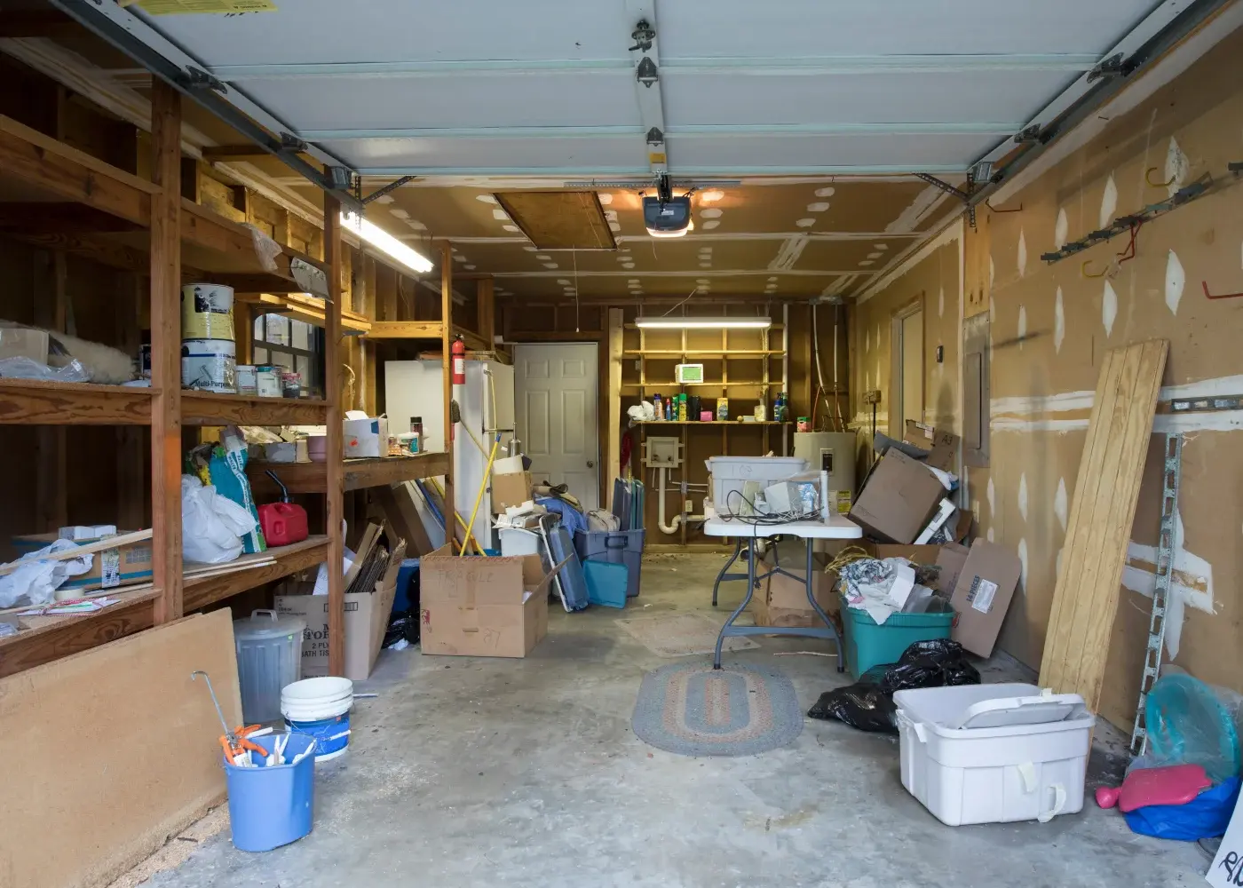 Garage converted into finished living space in a Twin Cities home