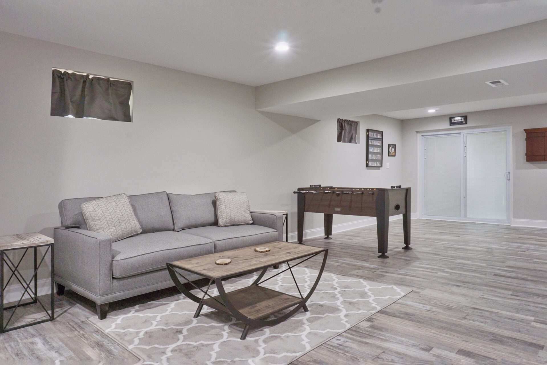Unfinished basement being prepped for a St. Louis Park remodel
