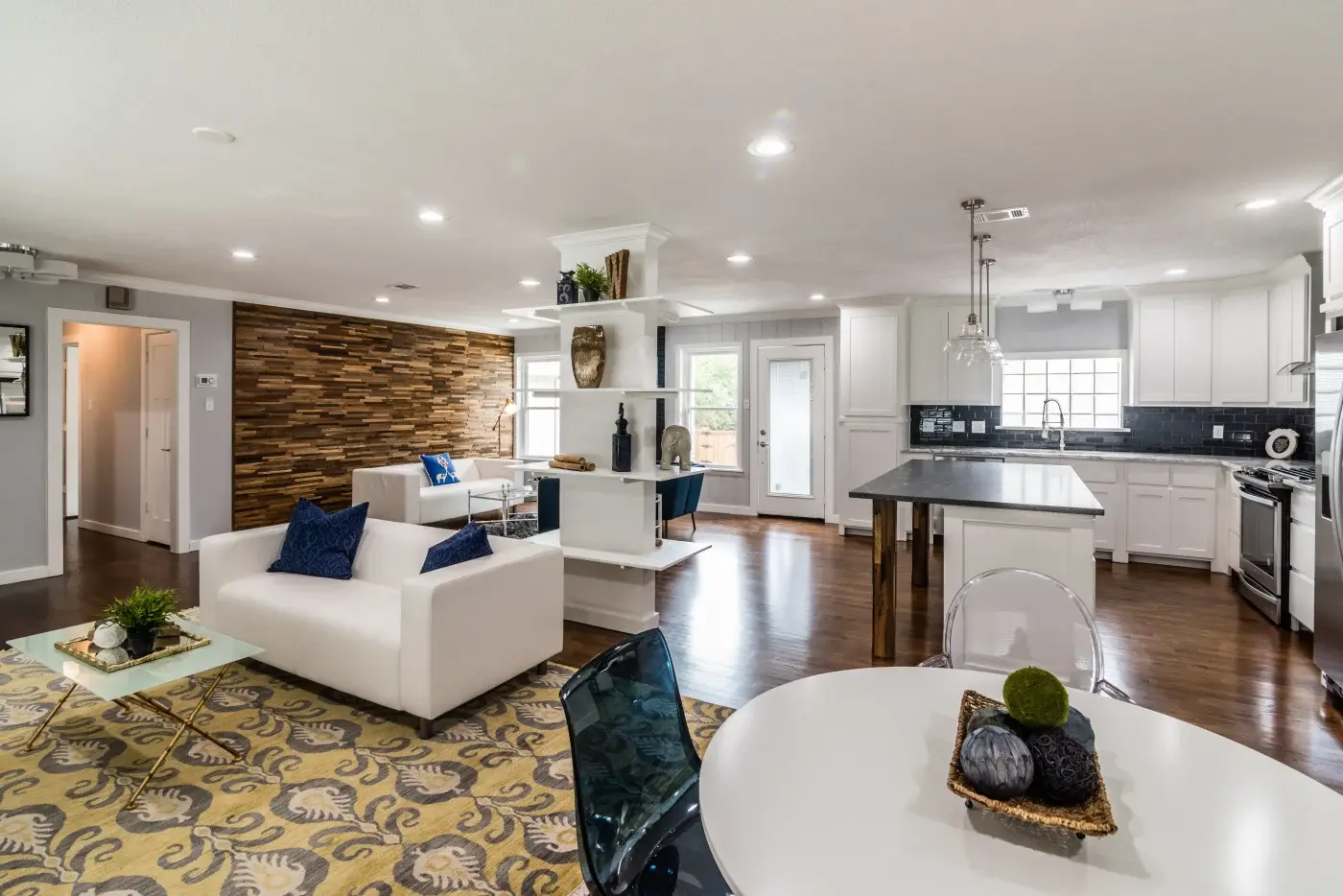 High-end finishes and fixtures featured in a luxury whole-home remodel