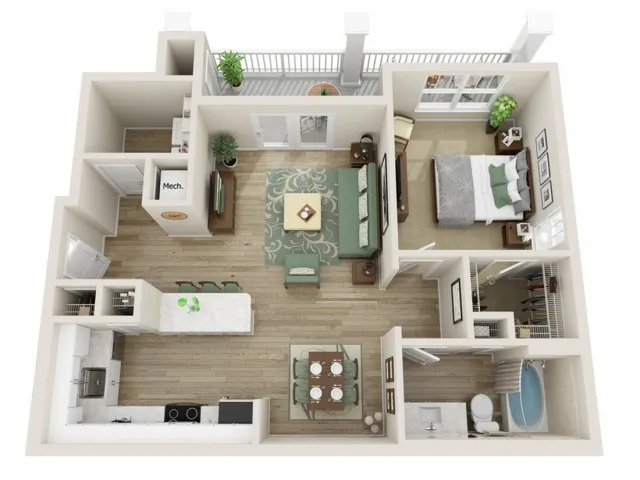 Juniper floor plan layout