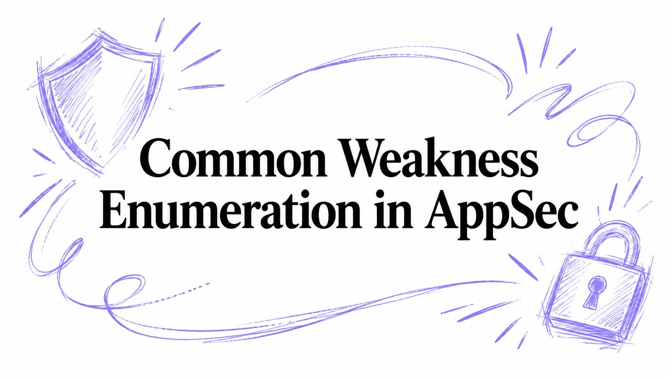 Common Weakness Enumeration in AppSec
