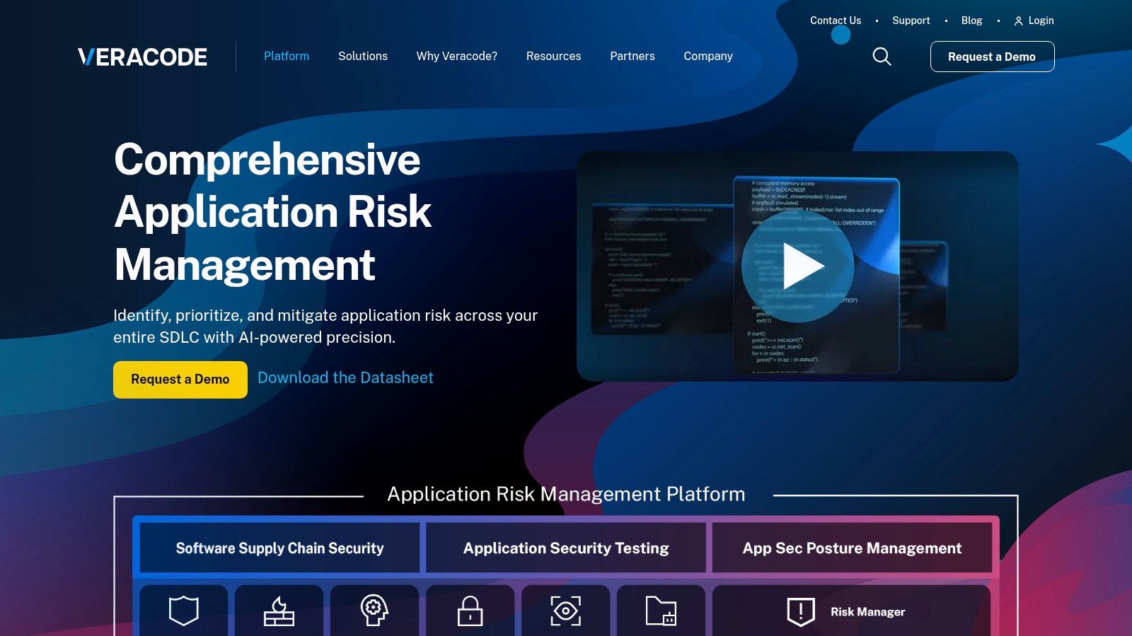 Veracode Application Risk Management Platform