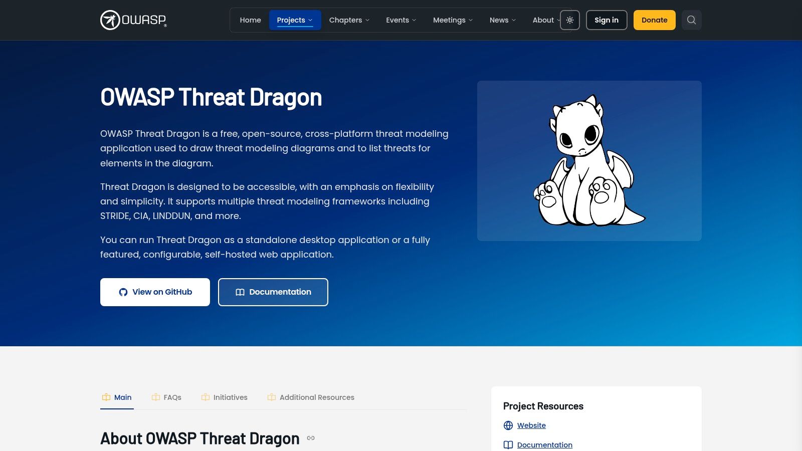 OWASP Threat Dragon