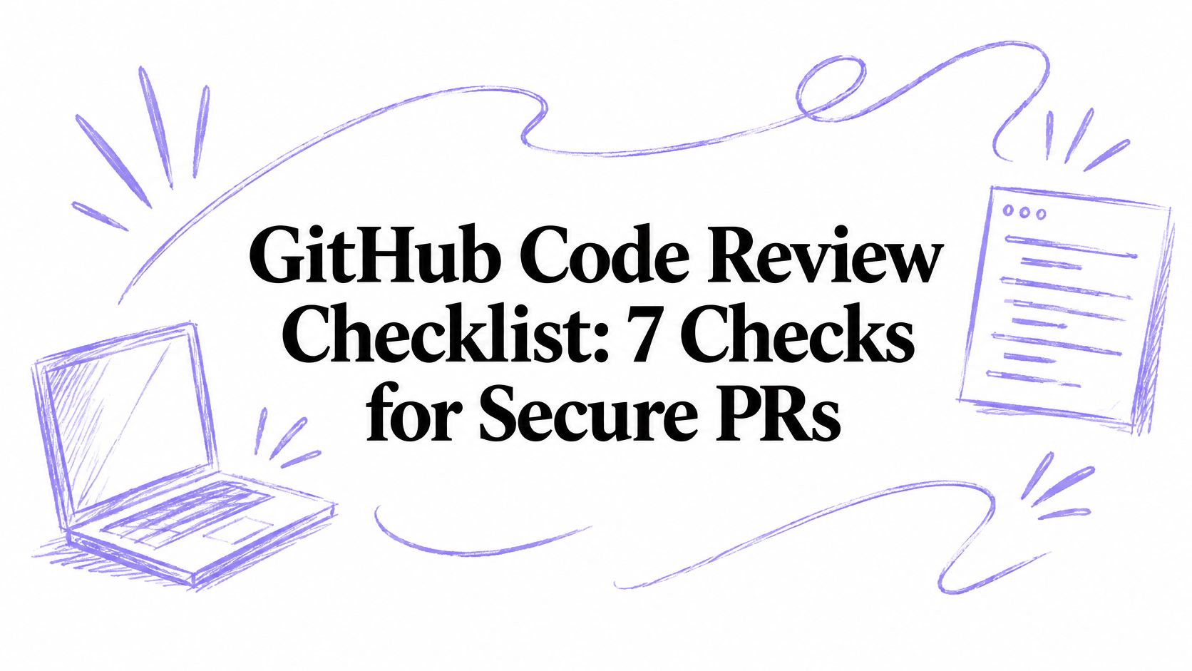 GitHub Code Review Checklist: 7 Checks for Secure PRs