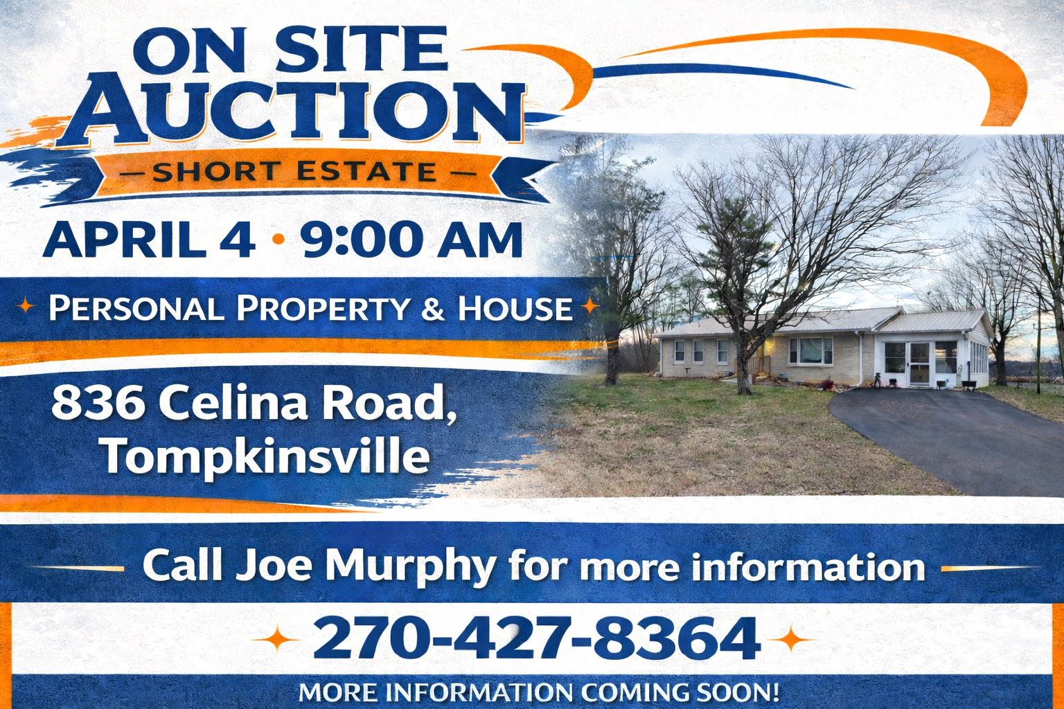 On-Site Auction Short Estate