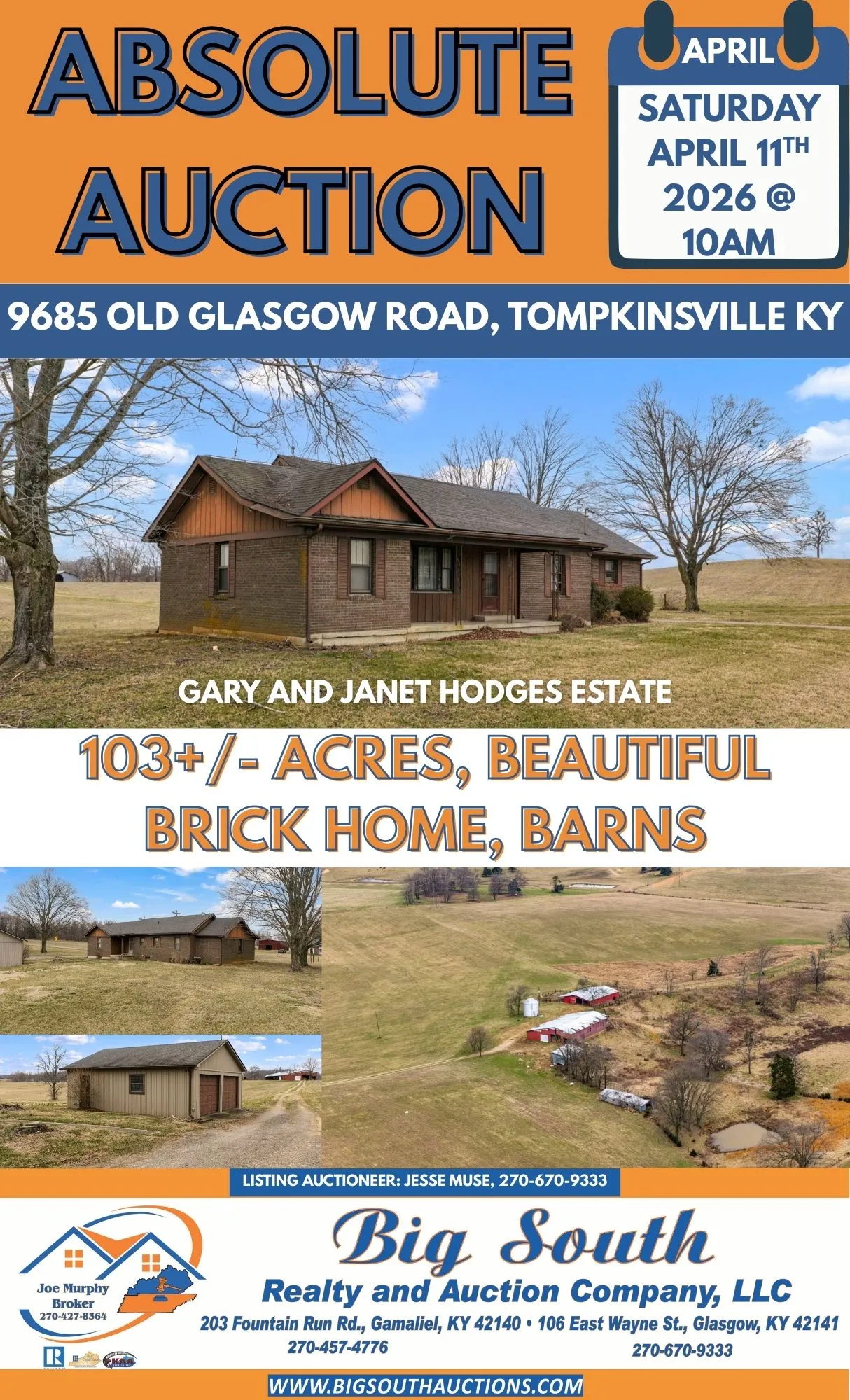 Absolute Auction - Hodges Estate