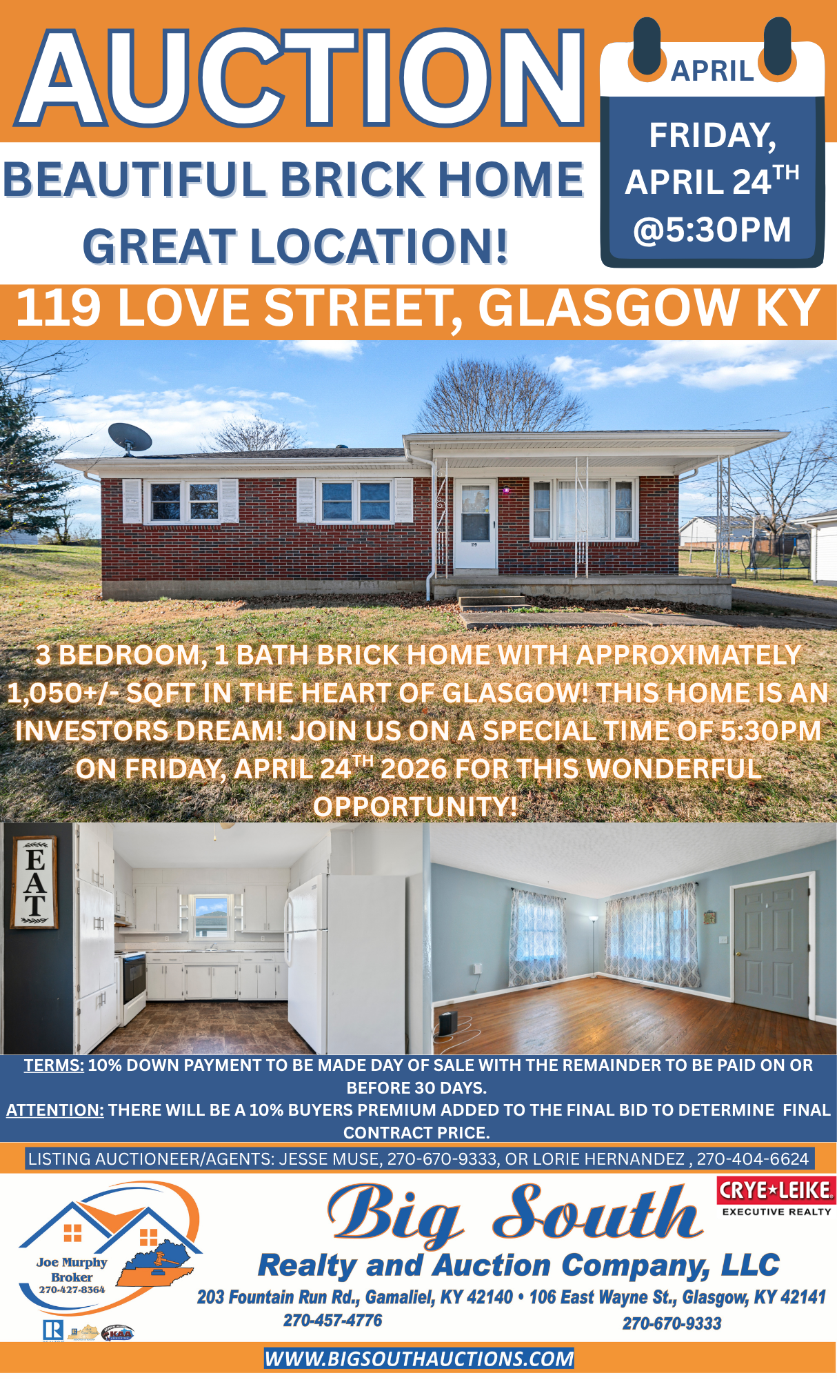 In Person Auction - Love Street