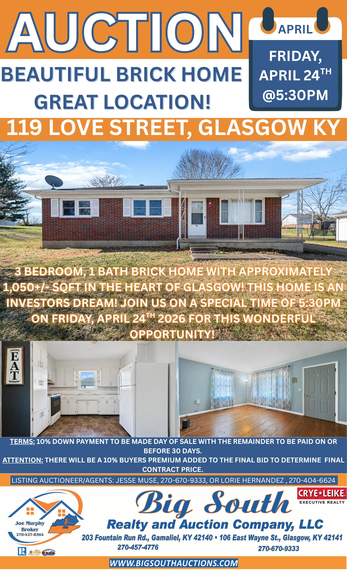 In Person Auction - Love Street