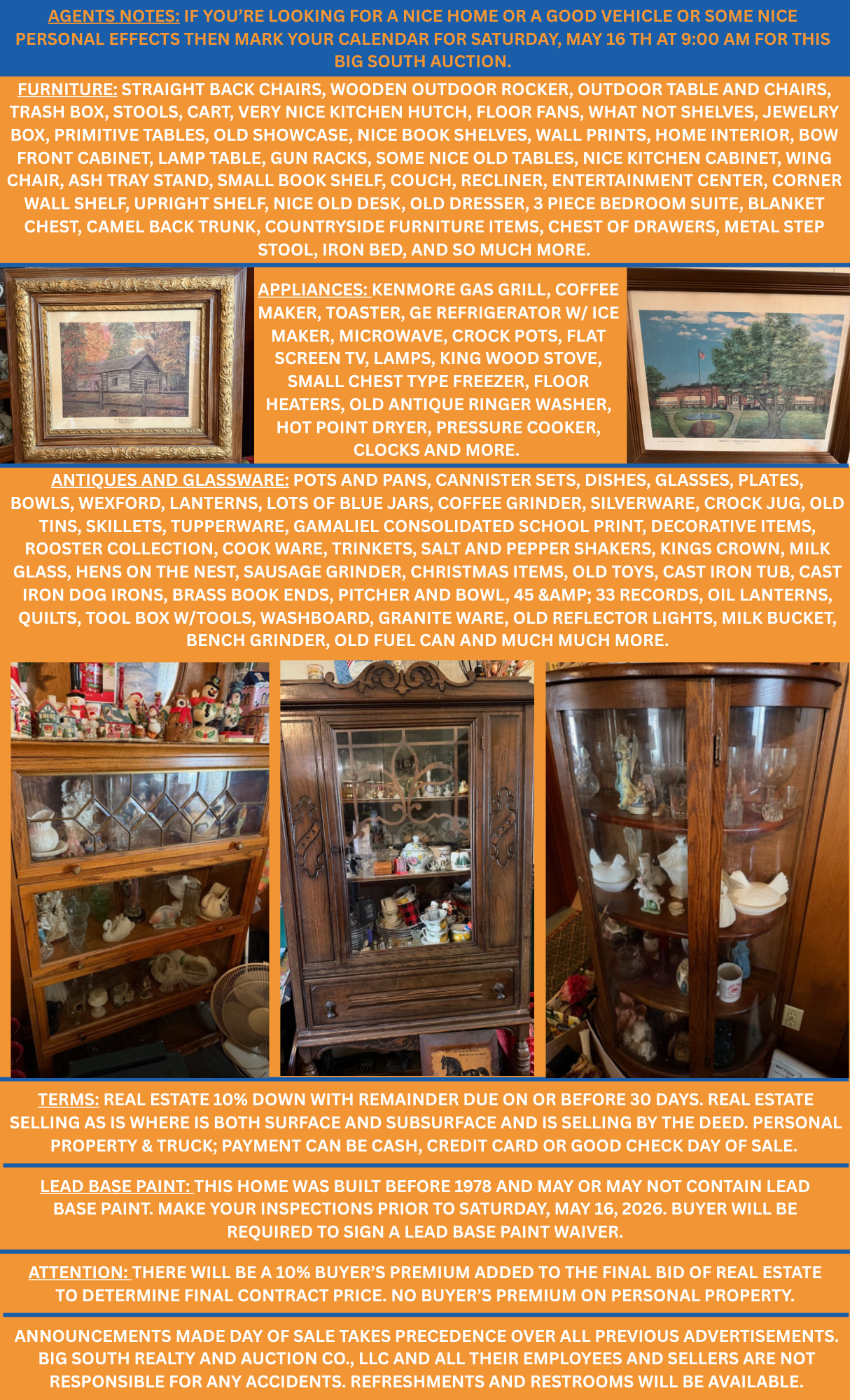 On-Site Estate Auction