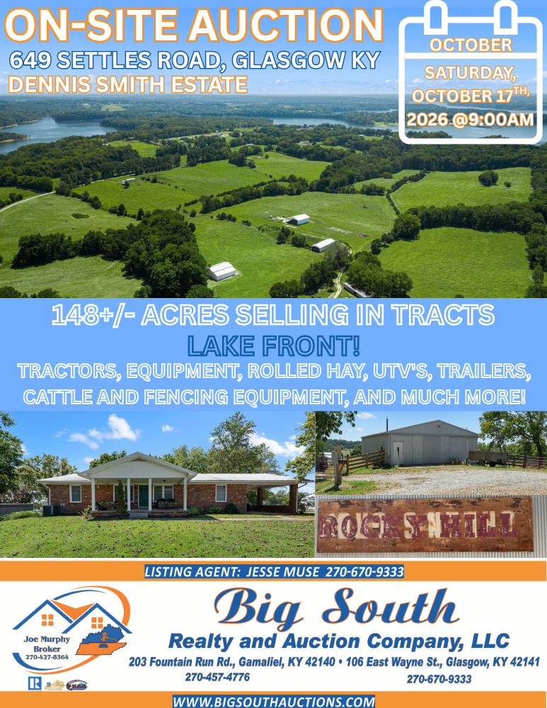 ON-SITE AUCTION - DENNIS SMITH ESTATE