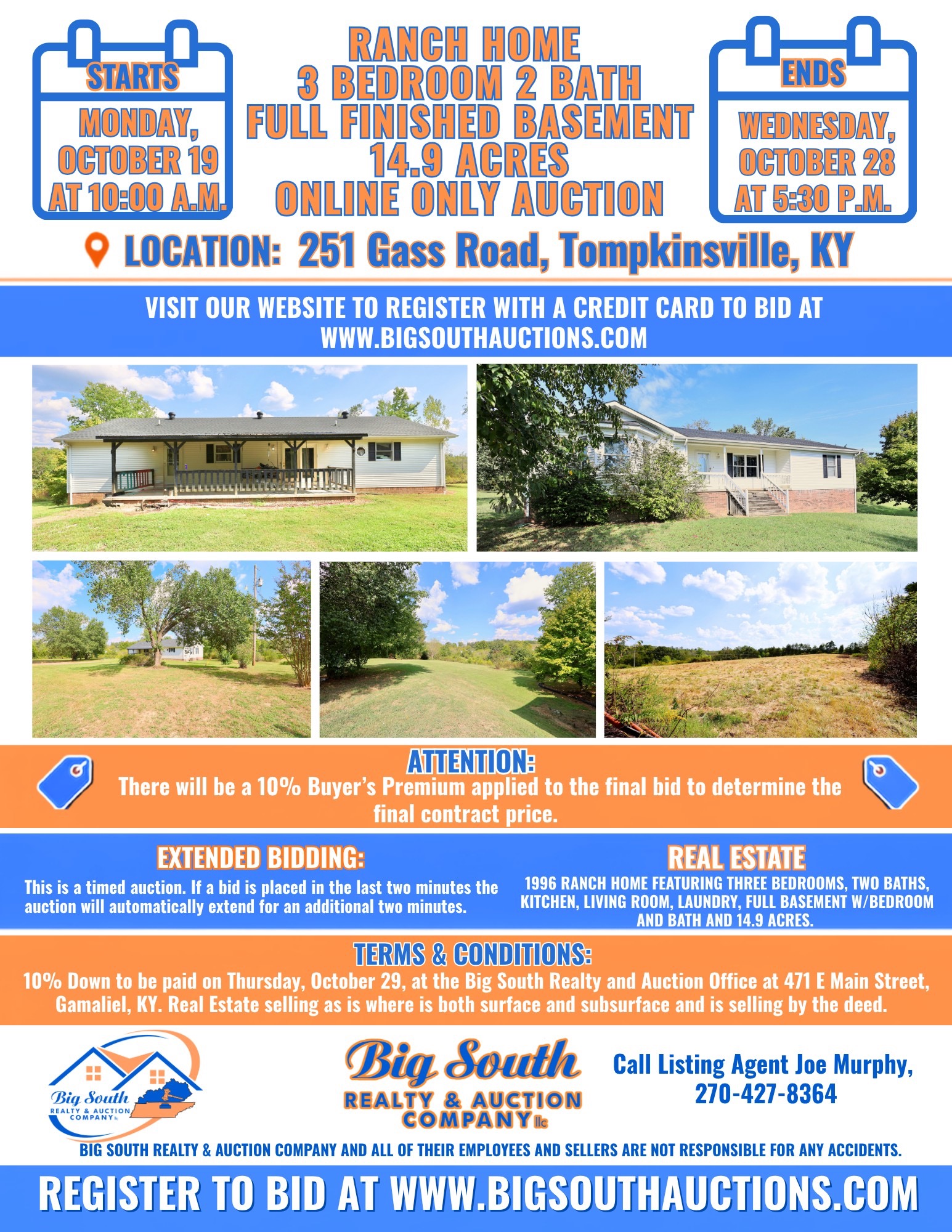251 GASS RD ONLINE ONLY