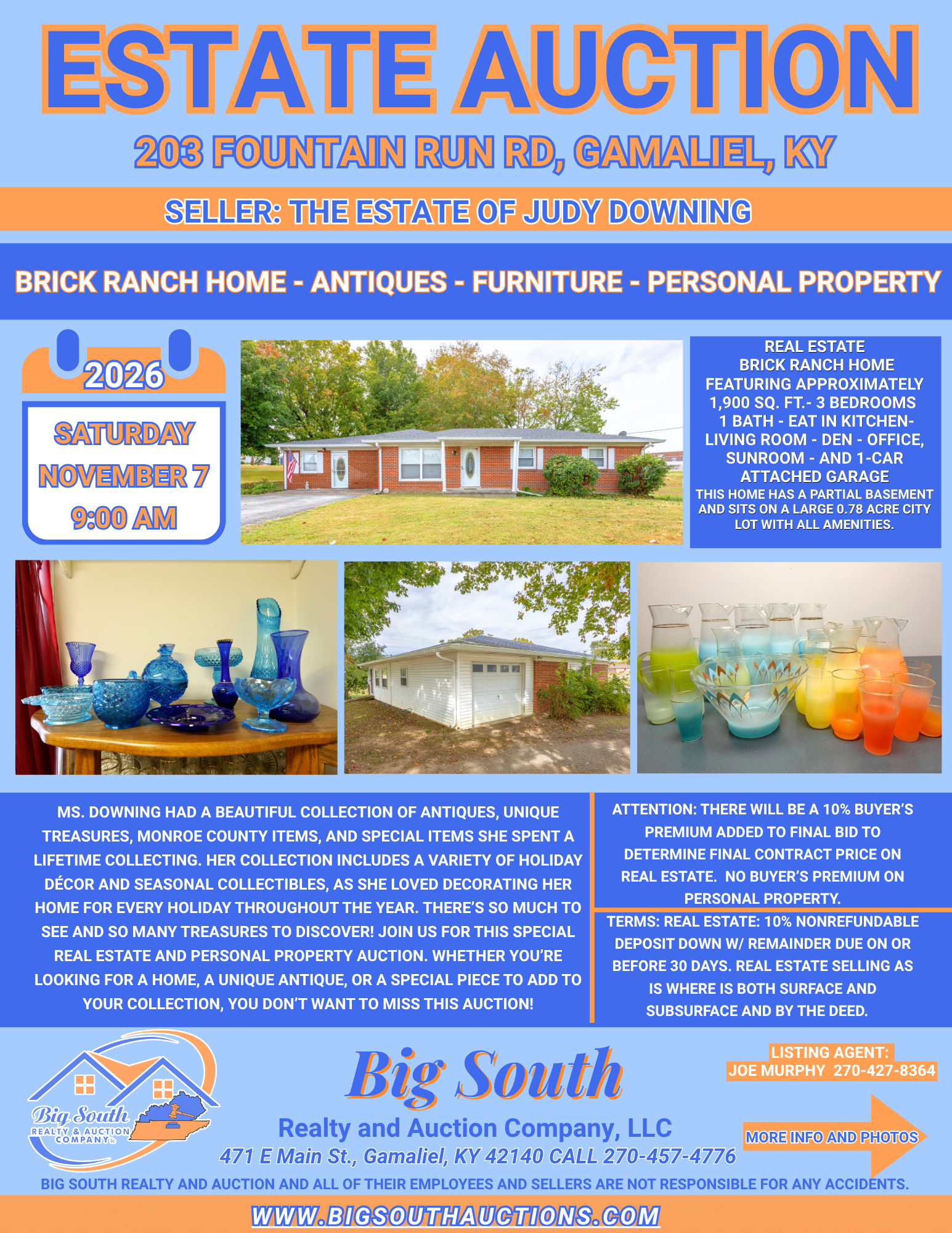 Estate Auction of Judy Downing