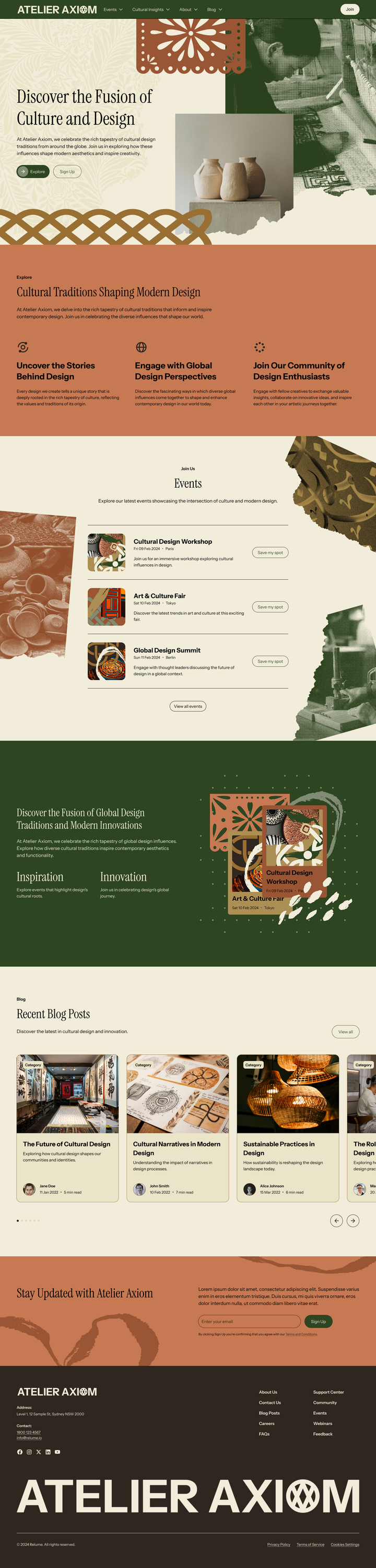 A screenshot of web page