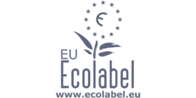 EU Ecolabel mit stilisierter Blume und Sternenring, www.ecolabel.eu