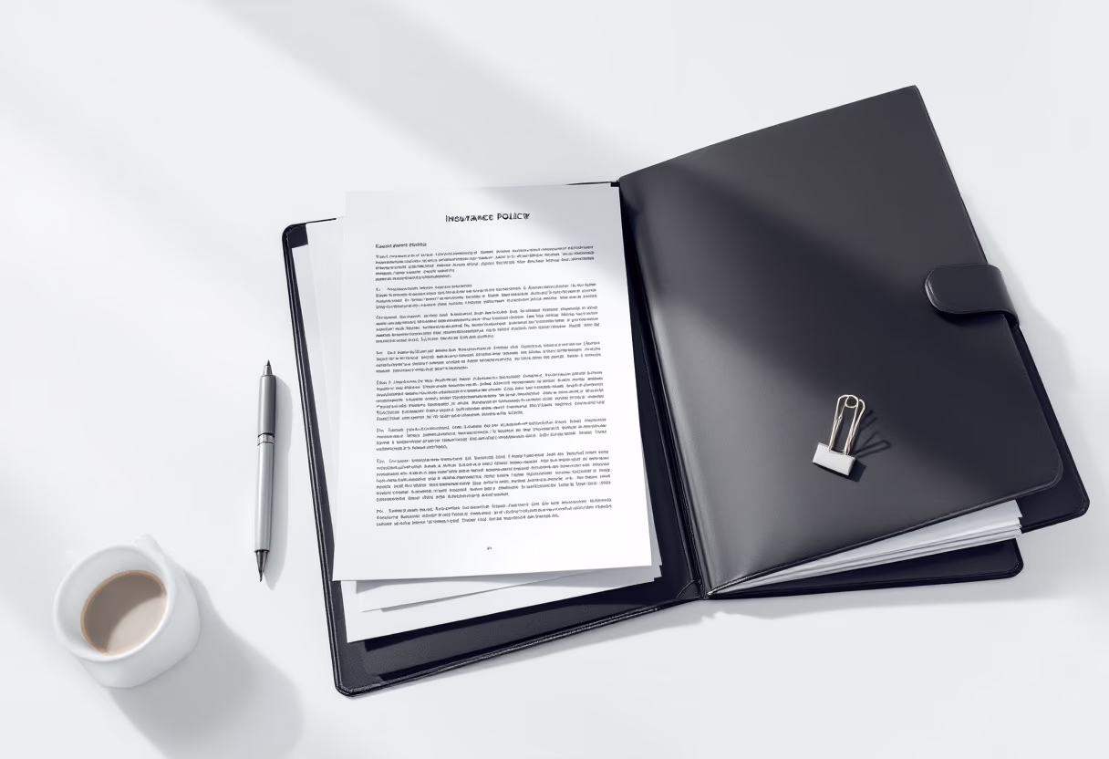 image of insurance policy documents