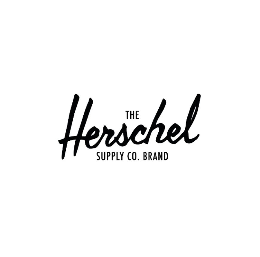 The Herschel Supply Co. Brand logo in black script and uppercase letters on a white background.