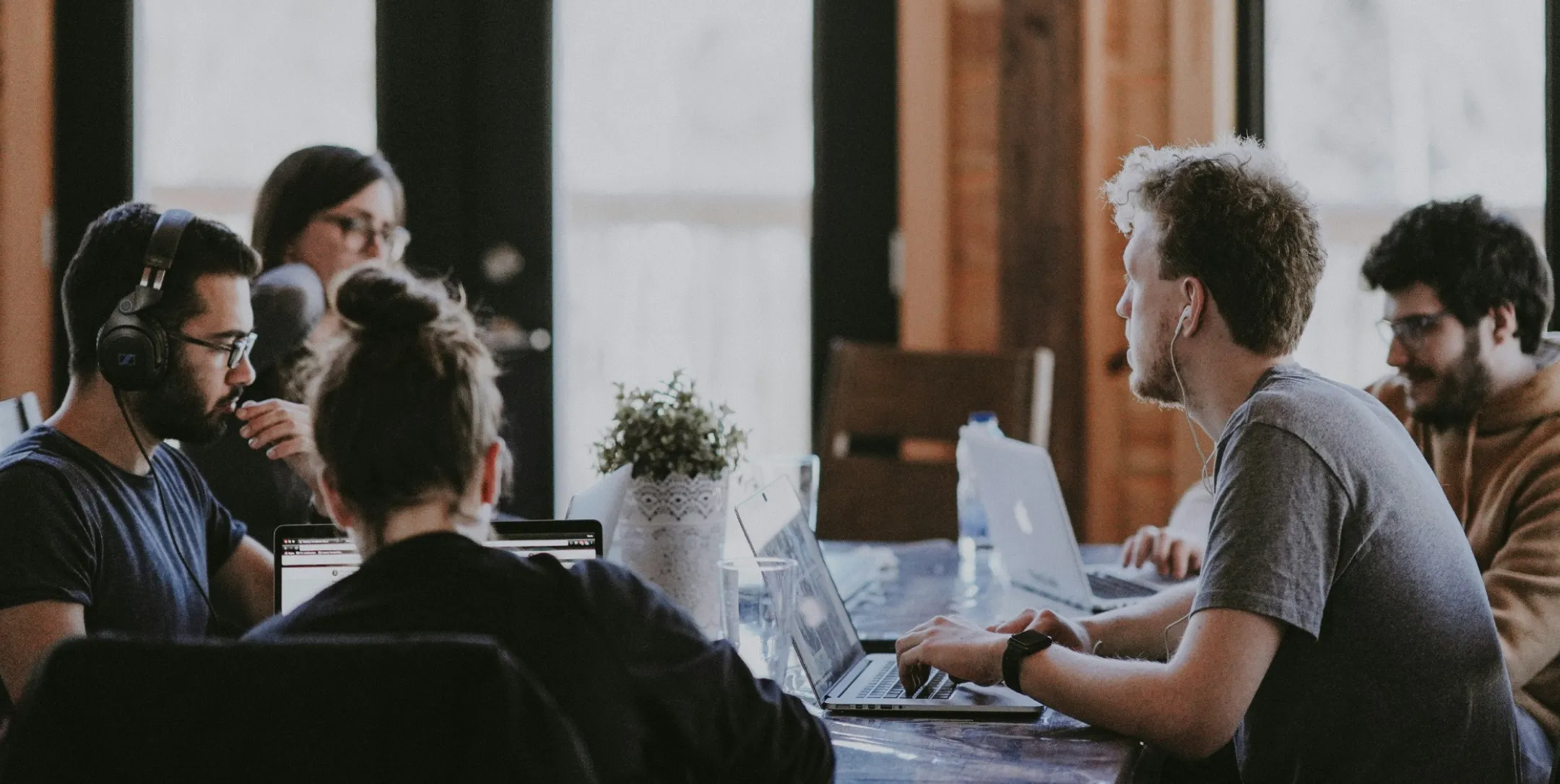 Team working on ABM solutions