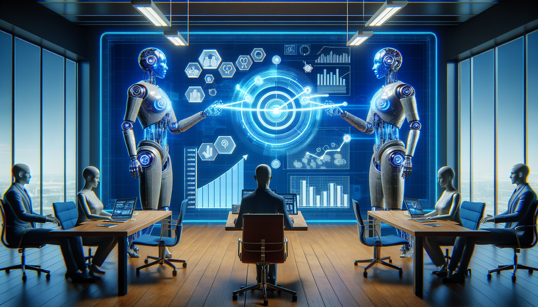 Illustration of modern marketing strategies