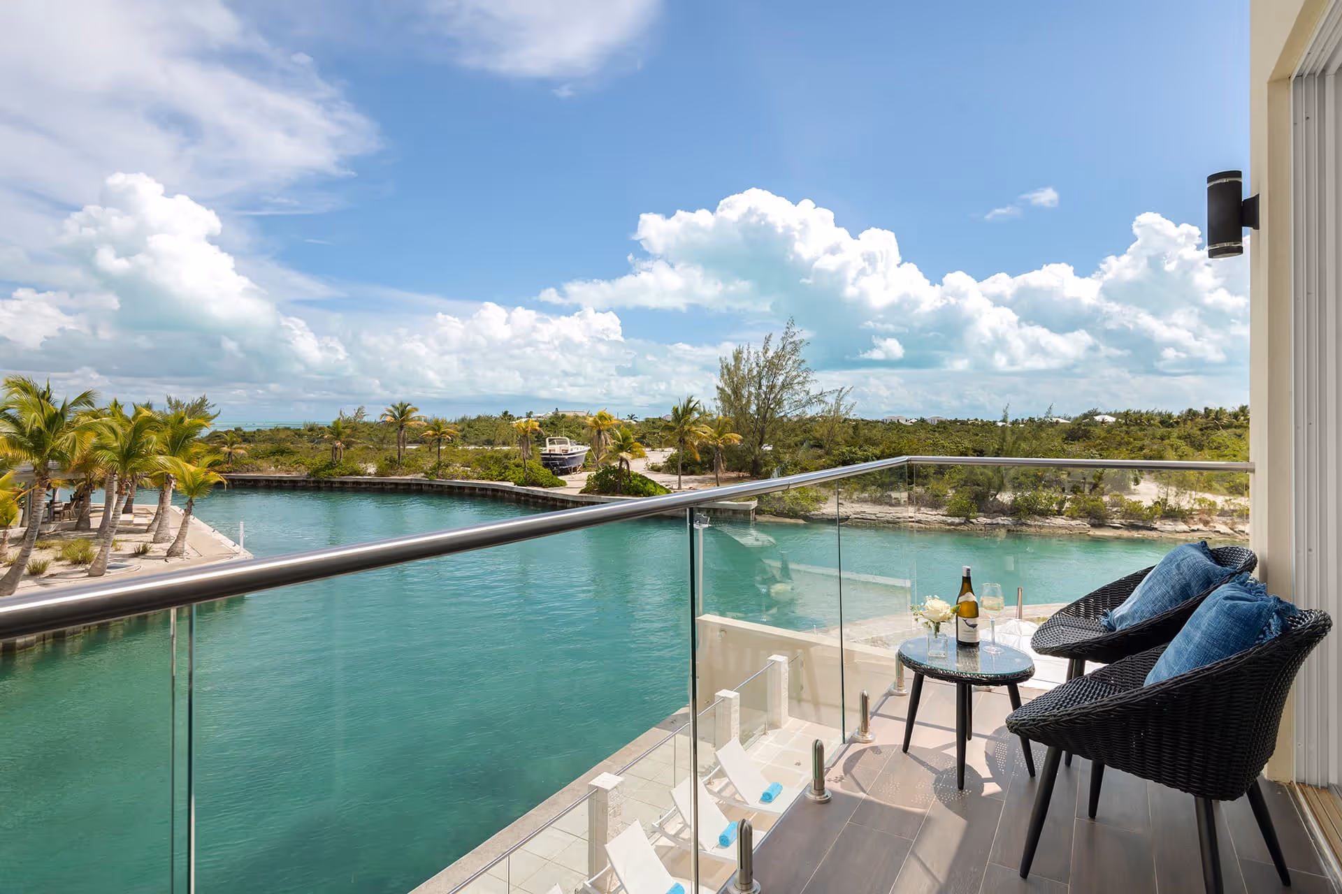 Island House LVM team members participating in a community beach cleanup in Turks and Caicos.