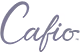 Stylized script text reading 'Cafío' in white.