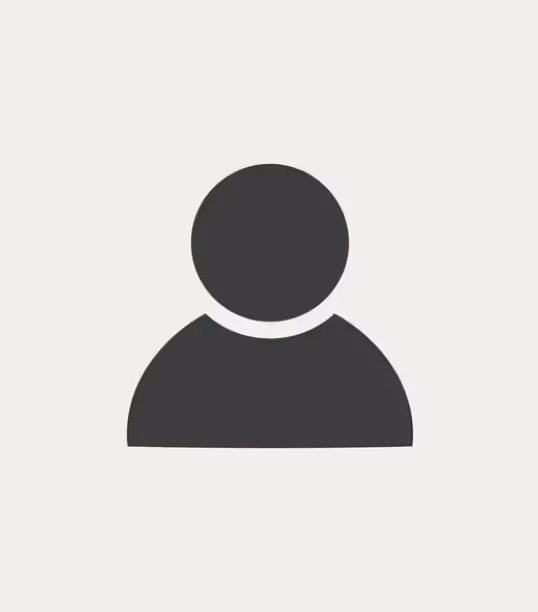 Gray user profile icon on a light background.