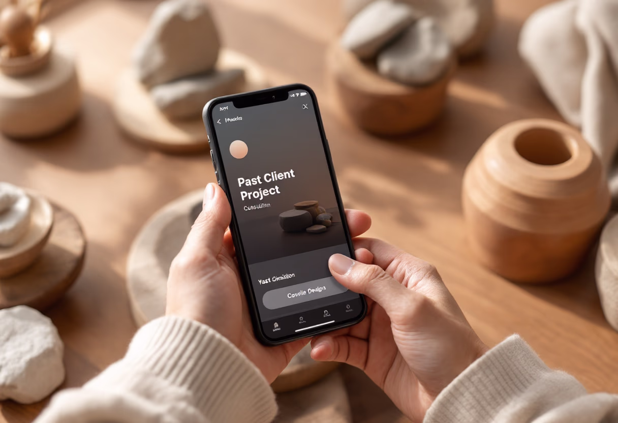 [digital project] image of a past client project for a mobile app development company