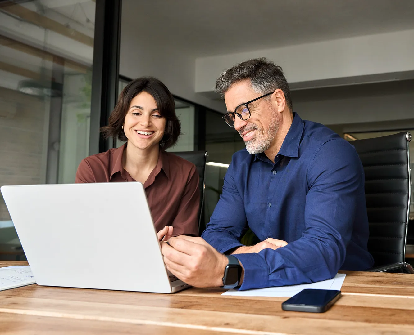 Couple reviewing financial planning