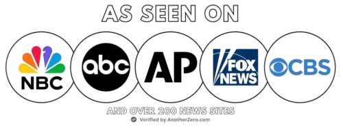 a black background with blue and white logos