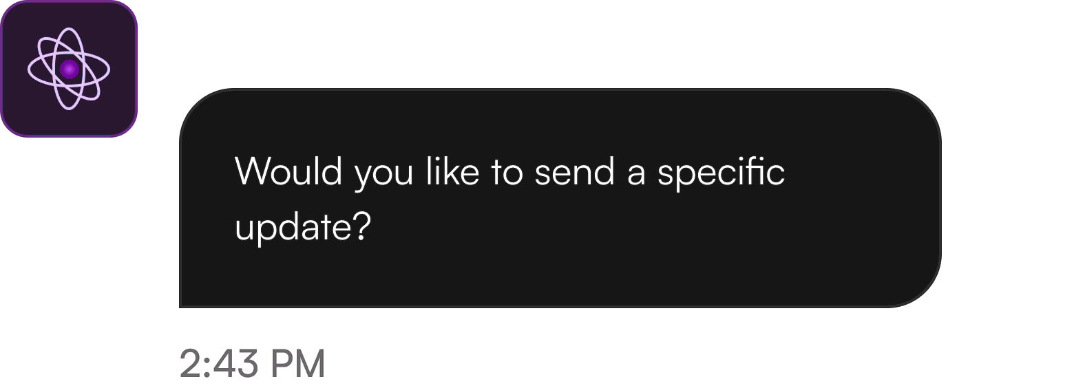 Synapse AI chat with user