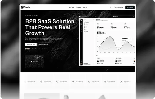 B2B SaaS platforms webflow template