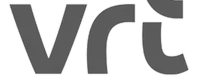 VRT logo op een donkerblauwe achtergrond.