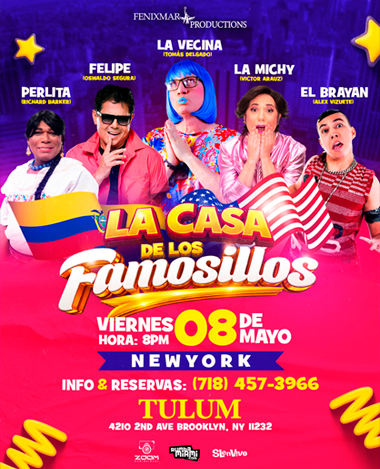Promotional poster for La Michy del Amor's 2026 USA tour event on February 13 at 8 PM, featuring a woman dressed as an angel making a phone gesture in front of a heart-filled romantic background.