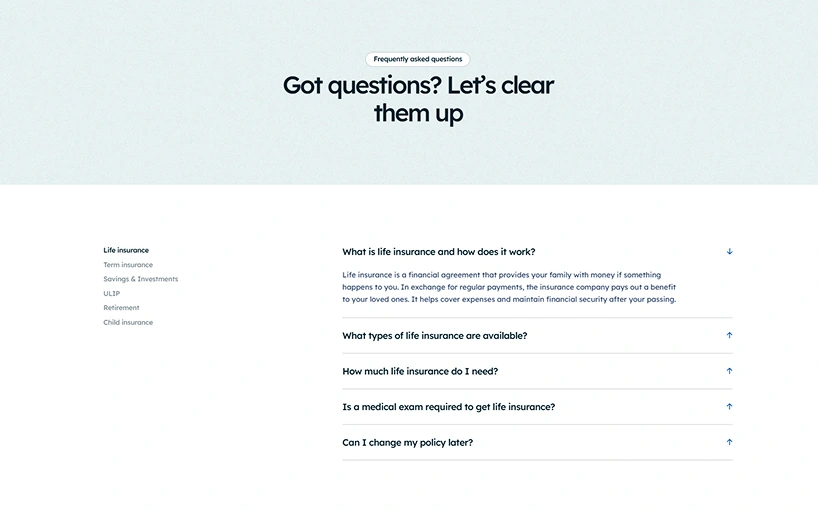 assurix-faq-screenshot