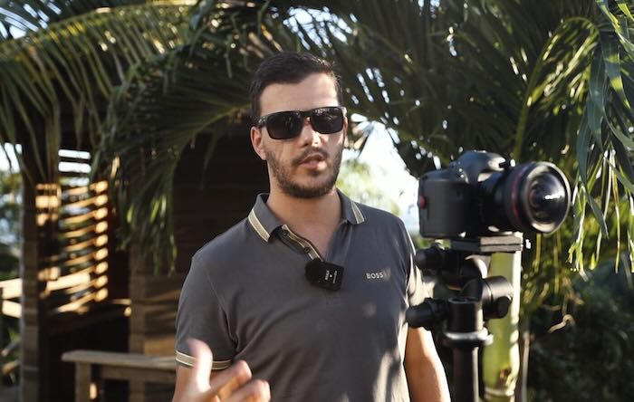 jiri lizler on location shooting real estate project