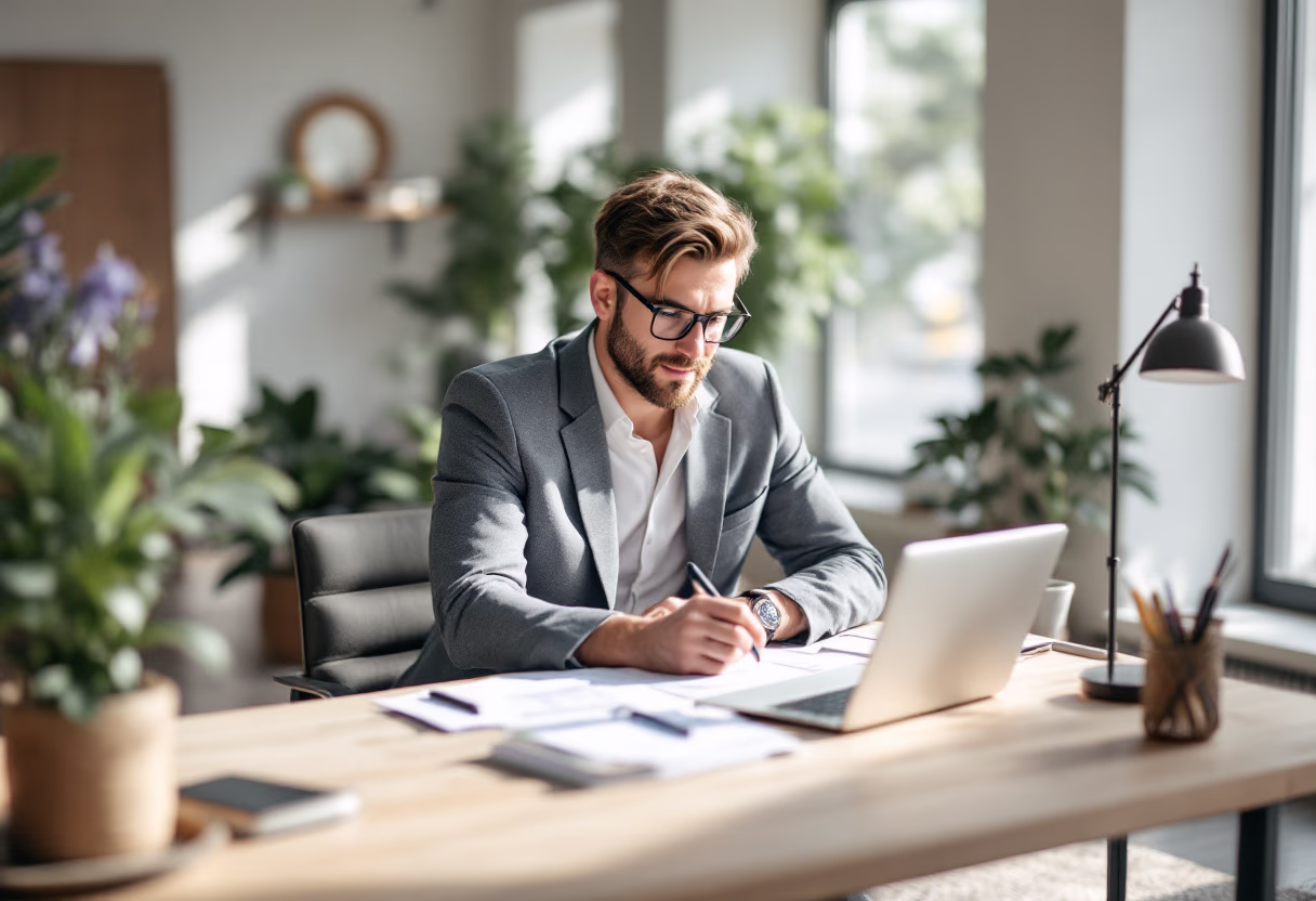image of job interview (for a trucking company)