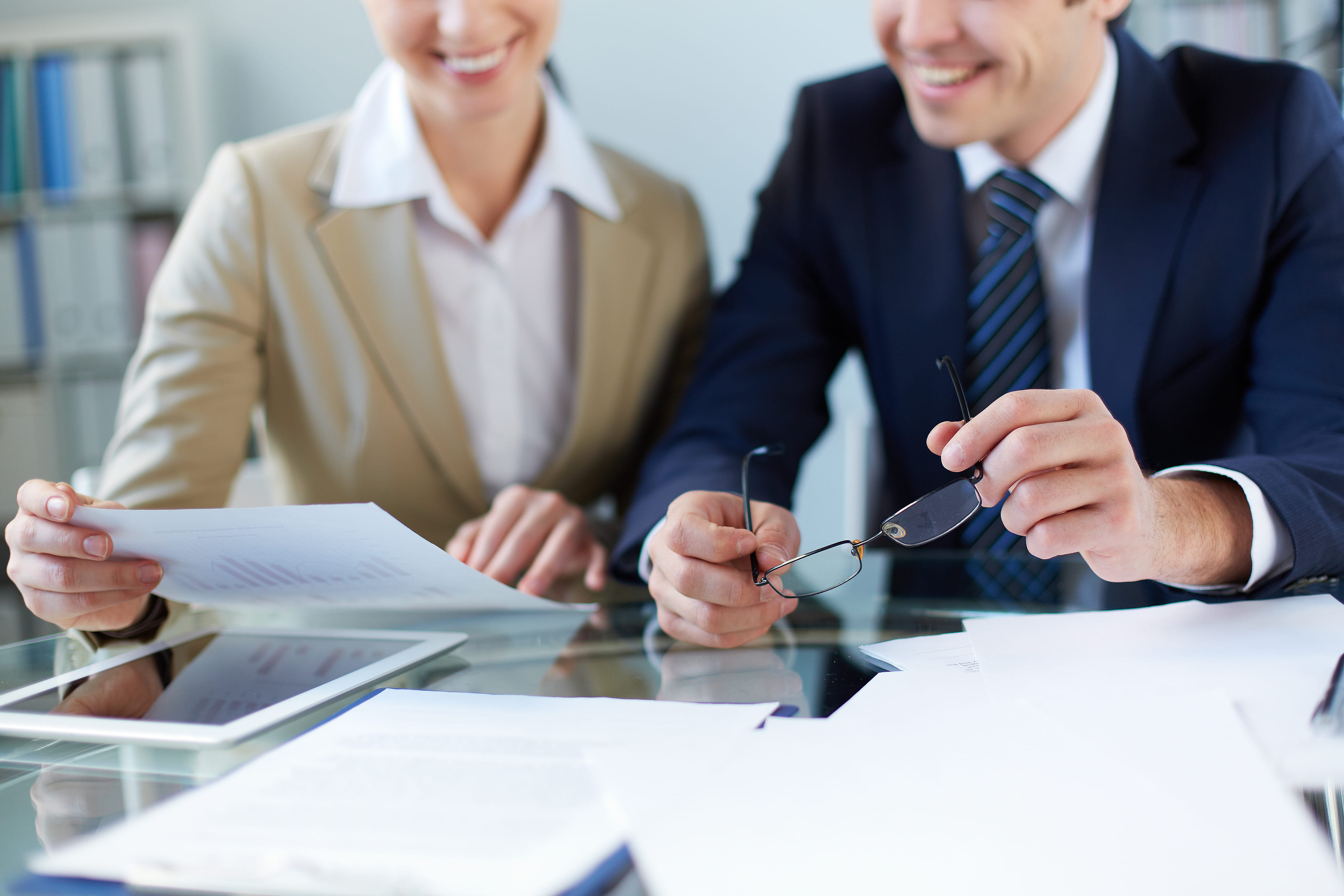 image of job interview (for a trucking company)