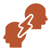 Zwei Köpfe mit Blitz – Konflikte und Spannungen im Kanzleiteam bearbeiten