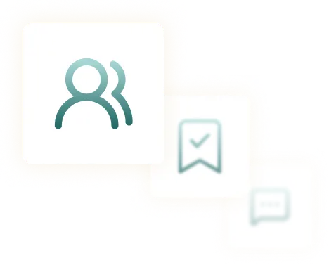 Icon „Team & Nachrichten“ – Zusammenarbeit und Kommunikation im Kanzleiteam (Change Management)