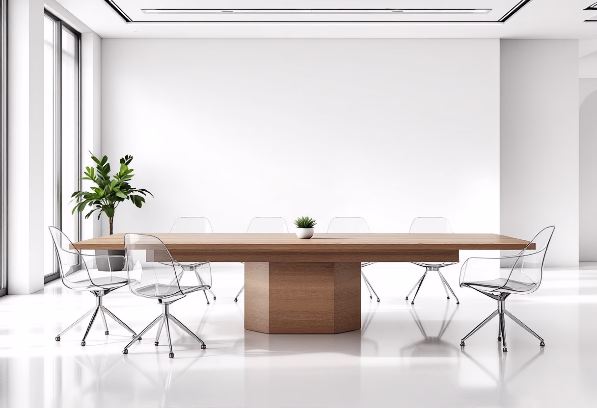 image of meeting room setting (for an interior design firm)