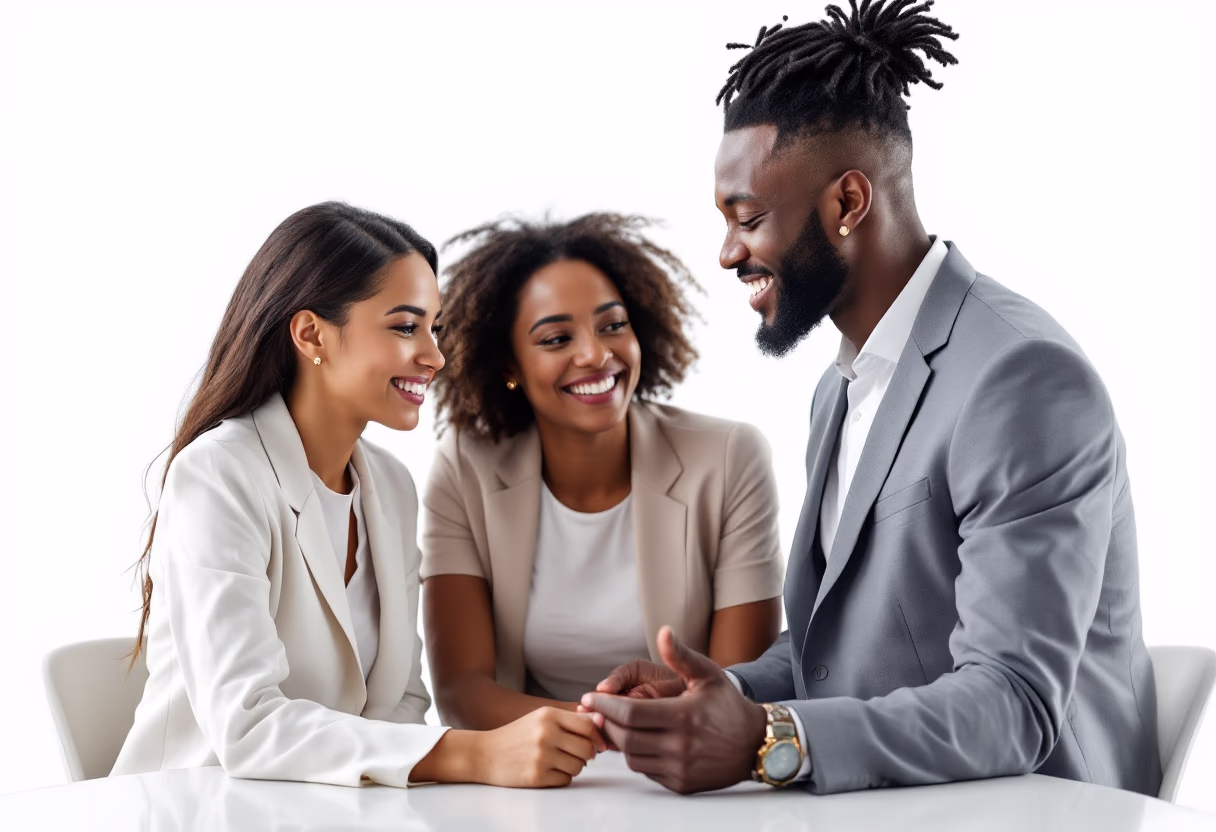 image of team discussion (for a hr tech)