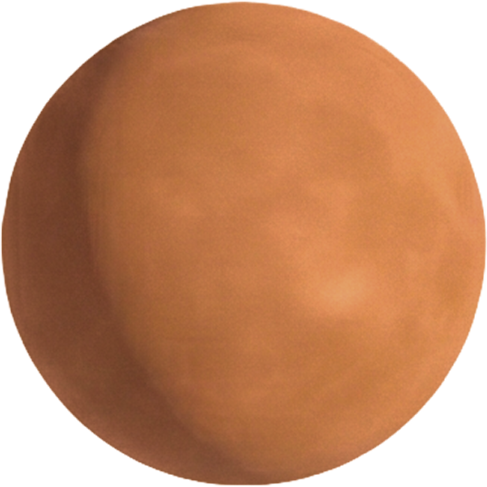 Reddish-brown planet with smooth surface and subtle shading.