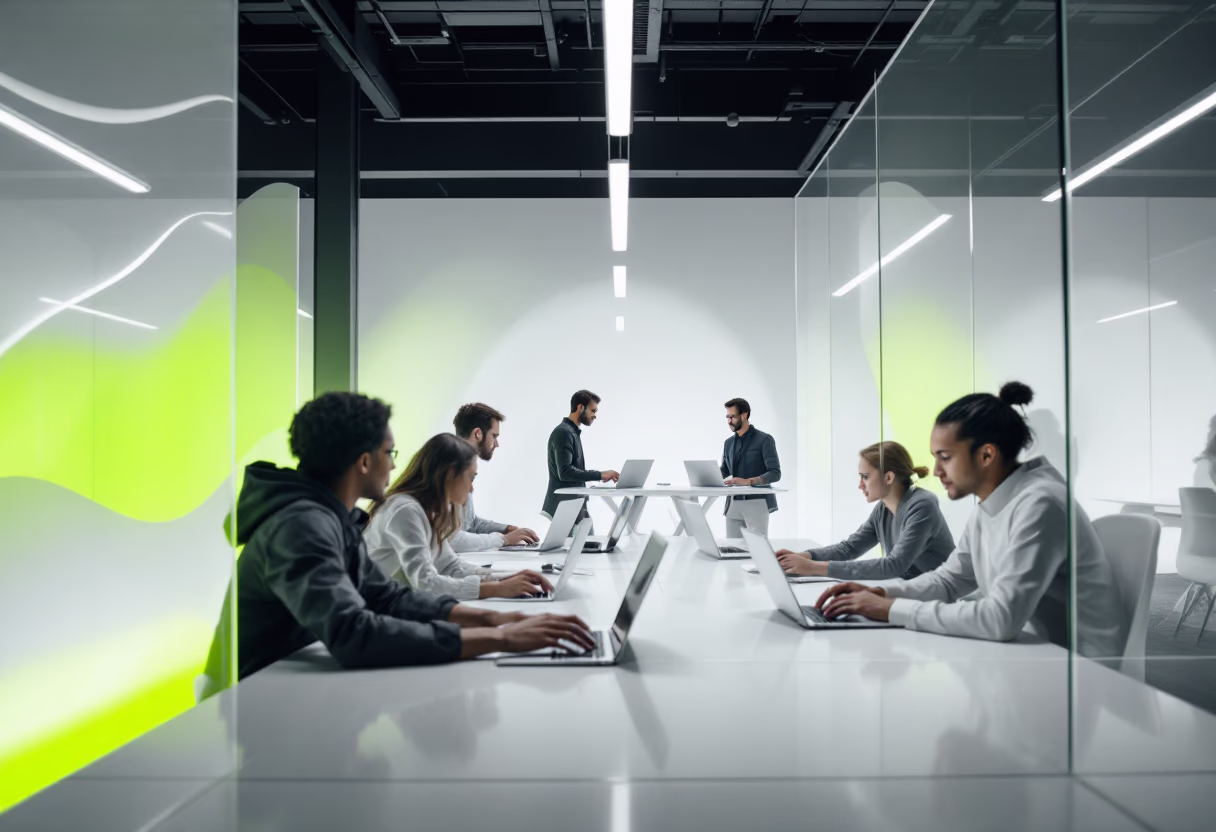 image of brainstorming session (for a productivity tools business)