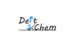 Logo avec le texte stylisé "Det Chem" avec une ligne ondulée bleue sous le texte.