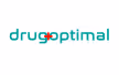 Logo avec le texte 'drugoptimal' en bleu et orange sur fond blanc.