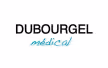 Logo with the text 'DUBOURGEL médical' in black and teal on a white background.