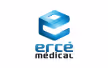 Logo of Ercé Médical with a blue abstract geometric symbol above the company name.