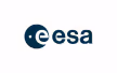 Logo de l'Agence spatiale européenne avec un cercle bleu et un point blanc.