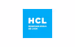 Logo HCL avec le texte 'Software with Mission' sur fond bleu clair.